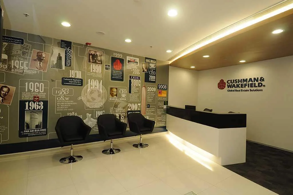 Cushman & Wakefield Workplace, Corporate Office fit-out by RK Interiors